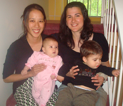 Monica Rita and kids